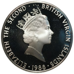 British Virgin Islands, $25 1988