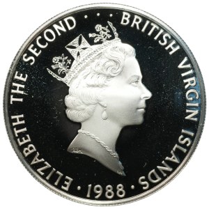 British Virgin Islands, $25 1988