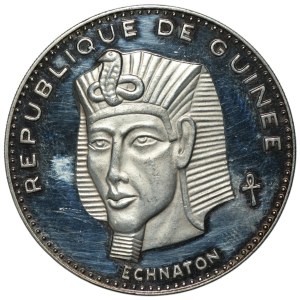 Guinea, 500 francs 1970, Pharaohs - Echnaton