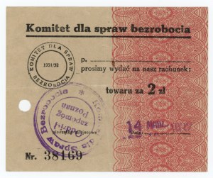 Committee for Unemployment 2 zloty 1931/1932, Poznań