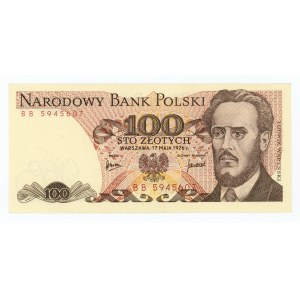 100 złotych 1976, seria BB