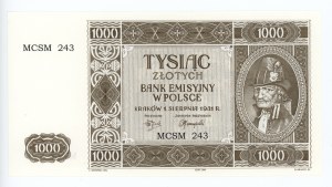 Reconstruction of 1000 Gold 1941 (2004) Krakowiak, MCSM 243