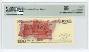 100 złotch 1986, seria RW, PMG 66 EPQ
