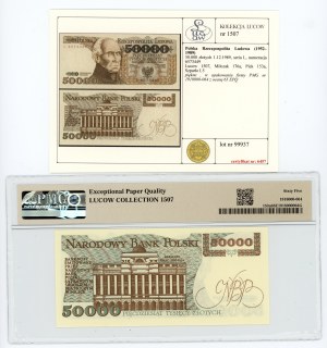 50,000 gold 1989, series L, PMG 65 EPQ, Lucow Collection