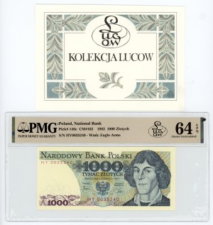 1,000 Gold 1982, HY series, PMG 64 EPQ, Lucow Collection