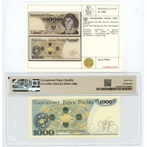 1.000 złotych 1982, seria HY, PMG 64 EPQ, Kolekcja Lucow