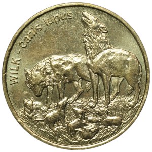 III RP, 2 złote 1999, Wilk