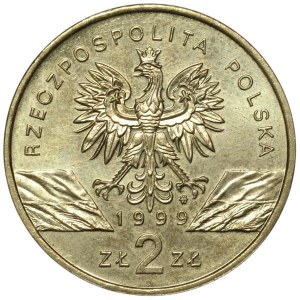 III RP, 2 złote 1999, Wilk
