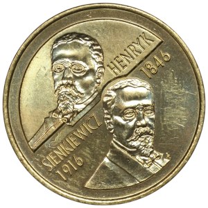 III RP, 2 gold 1996, Henryk Sienkiewicz