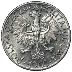 People's Republic of Poland, 5 gold 1960, Fisherman