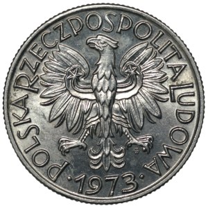 PRL, 5 zloty 1973, Fisherman