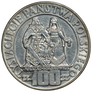 People's Republic of Poland, 100 zloty 1966, Mieszko and Dabrowka