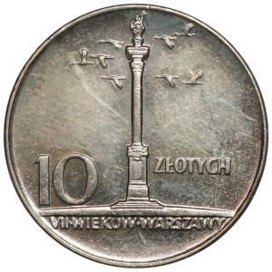 PRL, 10 złotych 1966, Kolumna Zygmunta (mała)