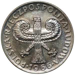 PRL, 10 złotych 1966, Kolumna Zygmunta (mała)