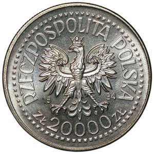III RP, 20.000 złotych 1994, Otwarcie Nowego Gmachu Mennicy Państwowej