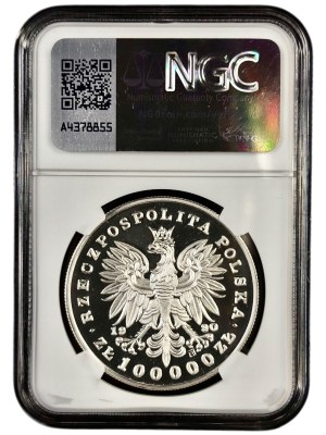 III RP, Small Triptych, 100,000 gold 1990, Frederic Chopin, NGC PF69 UC
