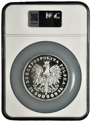 Third Republic, Large Triptych, 200,000 gold 1990, Frederic Chopin, NGC PF68 UC