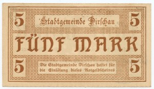 TCZEW/DIRSCHAU, 5 marks 1918