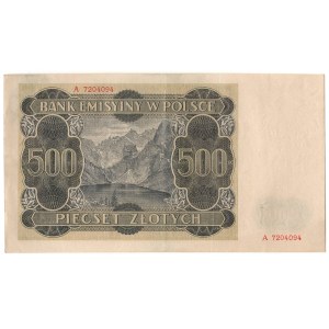 500 złotych 1940, seria A