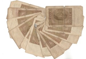 100 gold 1940, set of 12 pieces