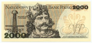 2,000 zloty 1979, series AL 1000199