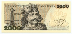 2,000 zloty 1979, series AH 0900939