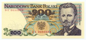 200 Gold 1986, Series DE 0050888