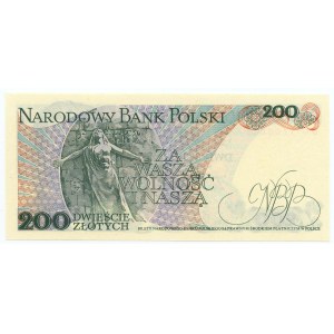 200 złotych 1986, seria DG 1700025