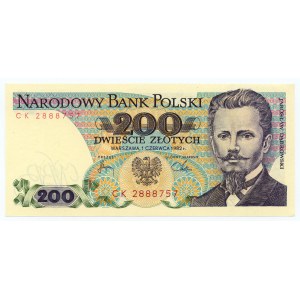 200 złotych 1982, seria CK 288757