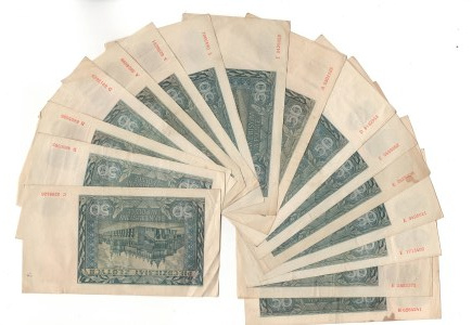 50 gold 1941, set of 16 pieces
