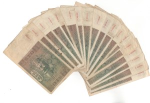 100 gold 1941, set of 18 pieces