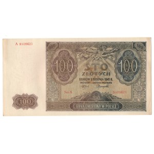100 złotych 1941, seria A