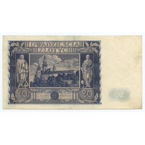 20 złotych 1936, seria BE