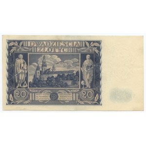 20 złotych 1936, seria AM