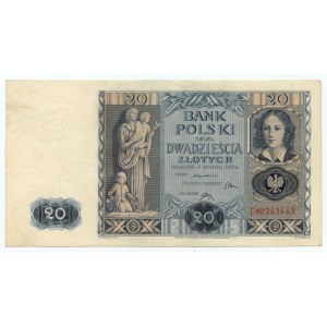 20 gold 1936, CW series
