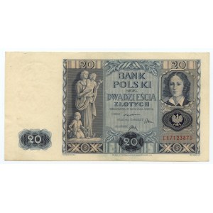 20 złotych 1936, seria CX