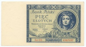5 gold 1930, DG series