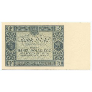 5 złotych 1930, seria DM