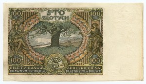100 gold 1932, AZ series, additional watermark +x+