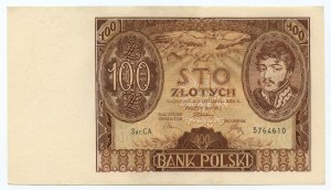 100 zloty 1934, CA series