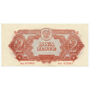 2 złote 1944, obowiązkowymm, seria Am
