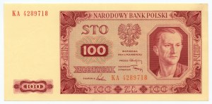 100 zloty 1948, KA series