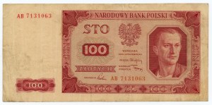 100 zloty 1948, AB series