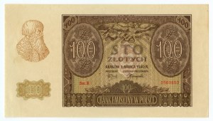 100 zloty 1940, series B, ZWZ forgery