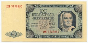 20 zloty 1948, DM series