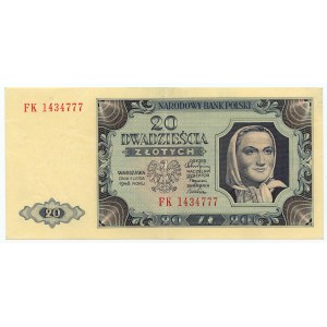 20 zloty 1948, FK series