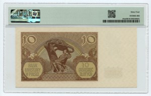 10 złotych 1940, seria N, PMG 64 