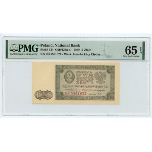 2 Gold 1948, BR series, PMG 65 EPQ