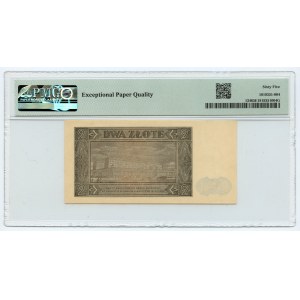 2 Gold 1948, BR series, PMG 65 EPQ