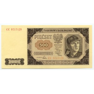 500 złotych 1948, seria CC